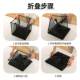 Folding laundry basket square large grid dirty clothes basket bathroom dirty clothes storage basket portable clothes dirty clothes basket