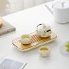 Wenbai Hu Dunhuang Baoxianghua Kuai Ke travel cup teapot hand-held teapot portable travel tea set ink set Dunhuang Bao