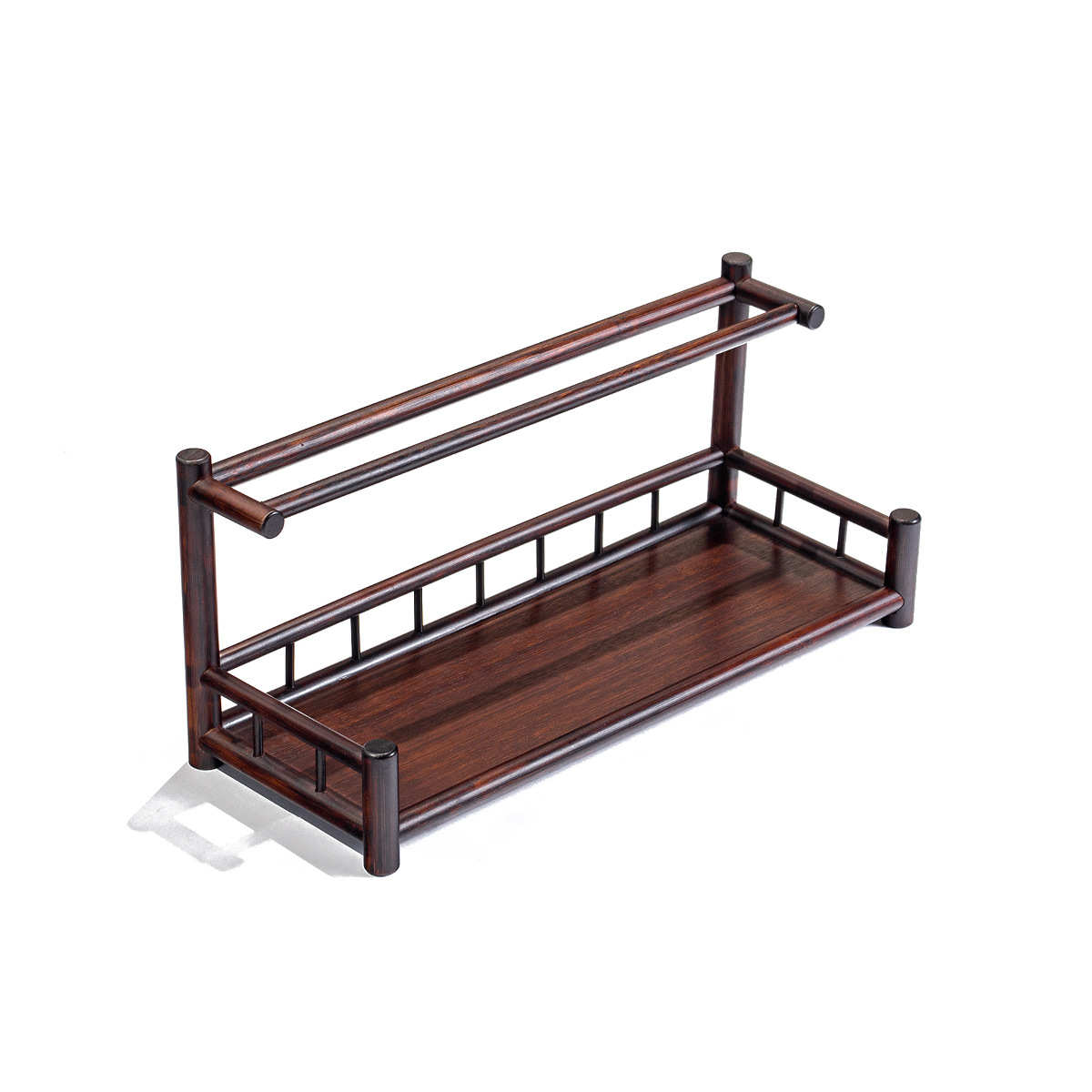 New Chinese style tea cup rack bamboo cup rack tea rack storage rack pot rack tea cup rack tea set storage rack display rack