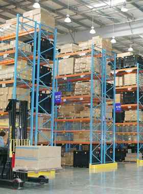 重型仓储货架仓库托盘承重货架高位仓储货架加厚横梁货架重型货架