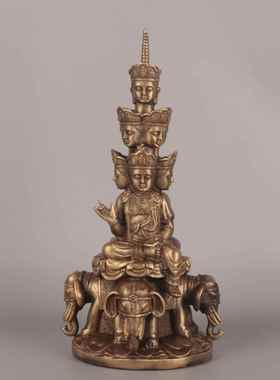 杨铜记 铜普贤 铜普贤 峨眉山十方普贤菩萨 铜工艺品