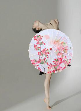 油纸伞舞蹈道具喜雨聆风伞古典专用伞演出伞儿童流苏汉服旗袍古风