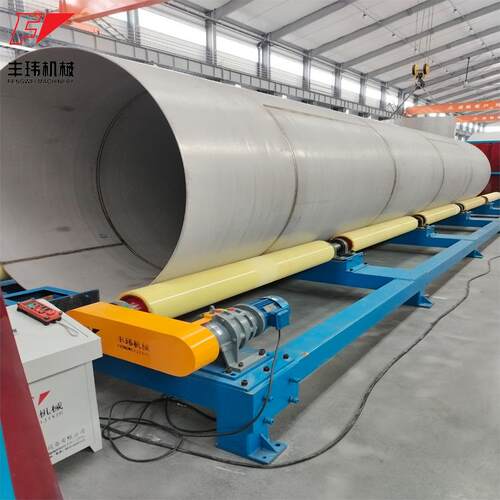 长筒滚轮架 不锈钢薄筒体焊接 压力容器罐体焊接支架 - 图1