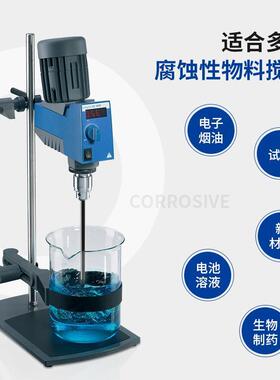 燎工双螺带式PTFE聚四氟乙烯实验室搅拌桨杆器头粘度防腐耐腐蚀