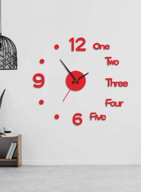 10 inches silent wall clock bedroom living room colorful