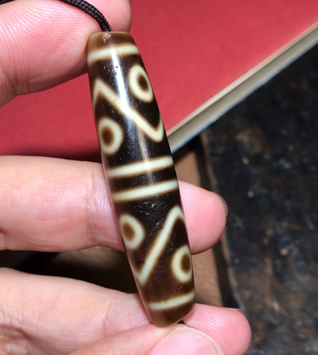 SALE/55%OFF】 龍眼天珠 ⭐️約45.5ミリ×13.5ミリ 各種パーツ