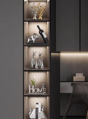 轻奢高档电镀银摆件家居客厅酒柜电视柜装饰品桌面玄关摆设乔迁