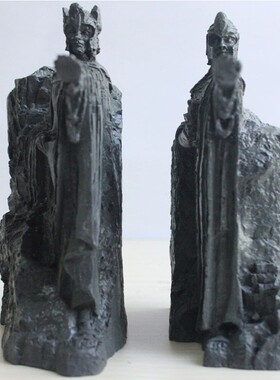 指环王魔戒霍比特人周边刚铎之门礼盒阿苟纳斯雕像摆件书档立书挡