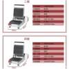 Double-head waffle oven, commercial waffle maker, square electric heating pancake machine, commercial waffle machine and electric pancake stall, factory direct sales