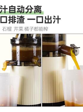 榨汁机渣汁分离果汁机家用小型全自动多功能商用榨果蔬原汁机新款