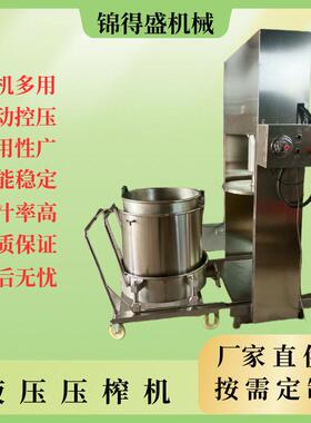 全自动液压压榨机果汁摆摊加工设备食品固液分离压榨脱汁机