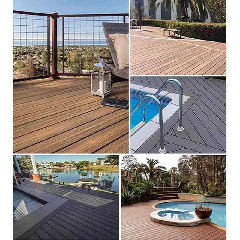 塑木地板阳台自铺改造室外庭院花园拼接塑胶二代共挤无缝防腐塑木,淘宝优惠券,粉丝福利购,淘宝优惠卷