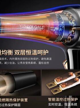 吹风机家用大风力水润负离子护发静音大功率理髲店发廊吹风机筒