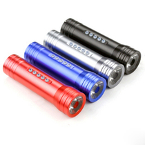 Music flashlight riding speaker MP3 OUTDOOR CARD Music Flashlight Riding Alarm Low Sound Cannons