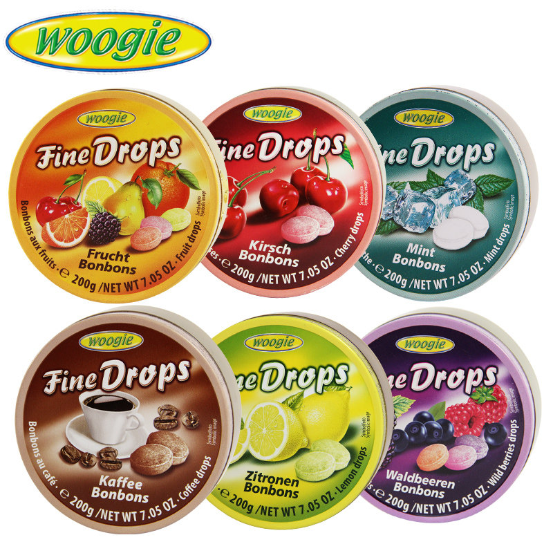 德国进口woogie混合味薄荷水果糖 新味珍食品糖果