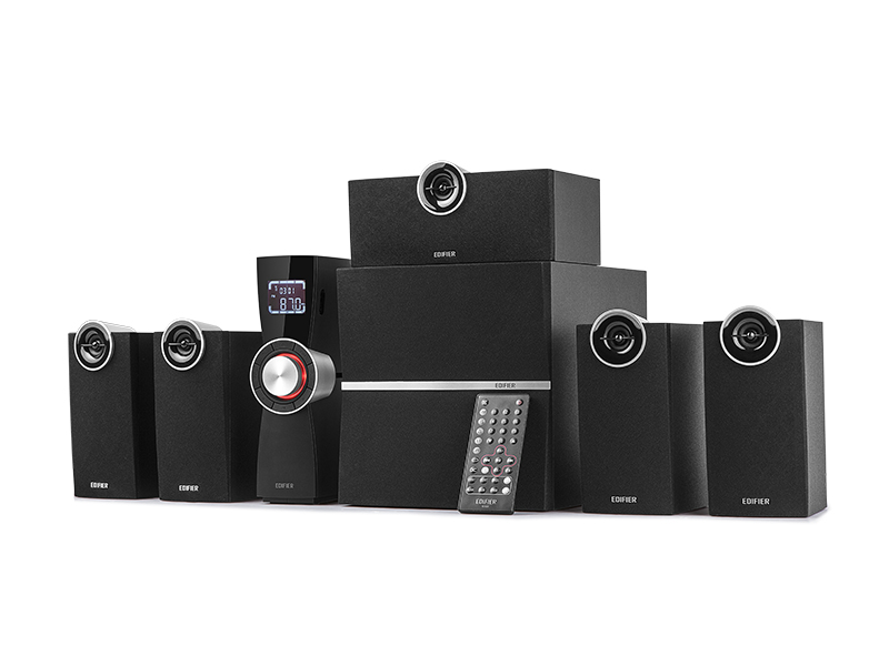 音响送蓝牙 5.1 家庭影院音箱电脑重低音炮电视 C6XD 漫步者 Edifier 音响送蓝牙 5.1 家庭影院音箱电脑重低音炮电视 C6XD 漫步者 Edifier