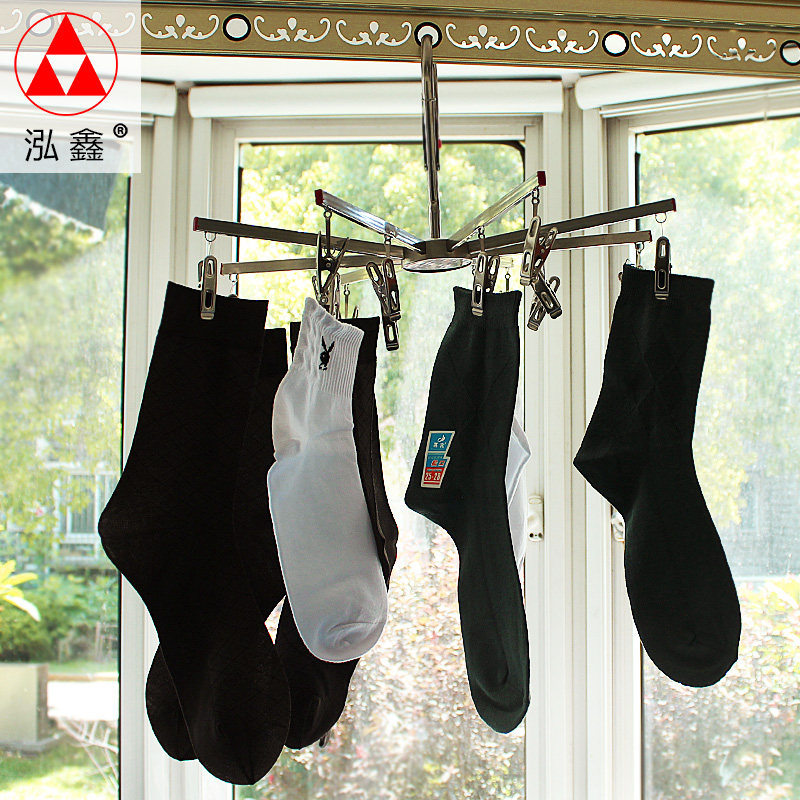 泓鑫不锈钢衣架 袜架内衣夹子 八角衣服夹子防风夹子晾晒多头设计,淘宝优惠券,粉丝福利购,淘宝优惠卷