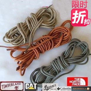 适配Timberland添柏岚10061大头黄靴CAT马丁靴黄棕红棕色细硬鞋带-图0