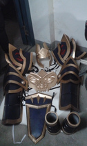 COS Props Custom Heros League LOL Roll With the Royalist Prince Rub Armor Weapon