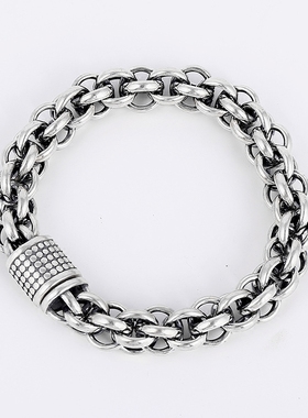 原创设计风泰银复古男士送礼手链