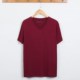Kurzärärmelte T-Shirt von Männern Lose Dünnmodell plus Fett Plus Größe Home Freizeit Sport Top White Pyjamas Modal