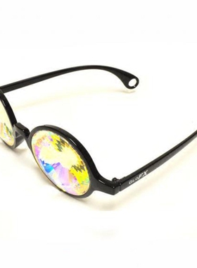 激光切割水晶玻璃镜片黑框眼镜