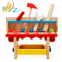Wooden Quality Puzzle Force Early Education Toy Nursery School Children Gift Dismantling Combination Tool Table 1-3-6 years old
