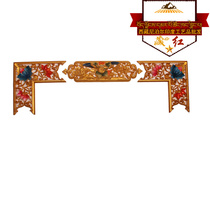 Tibetan Red Tibetan Style Painted 12cm Dengjin winged bird 12cm Wonderful Lotus Flower Tibetan Furnishing Composition Materials