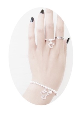 猴子纯银生肖本命年铃铛镂空手链