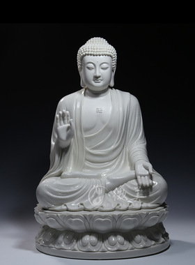 地藏王供奉摆件陶瓷佛像