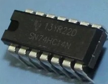 直插 74HC14AP SN74HC14N六路反向器IC芯片 DIP-14封装可直拍-图1