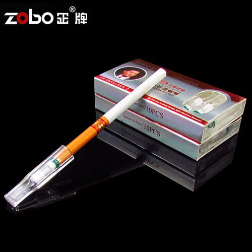 新品ZOBO正牌女士细烟烟嘴一次性抛弃型过滤嘴香菸三重健康过滤器 - 图1