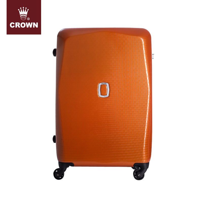 CROWN/皇冠旅行箱 雙層防爆拉鍊硬箱 輕便拉桿箱 登機箱 5135