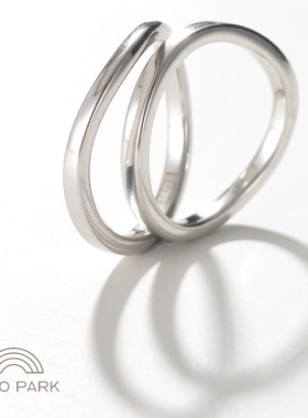 时间诗人初心戒指925925银浪漫