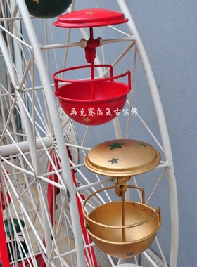 复古铁艺大型摩天轮婚礼舞台会场