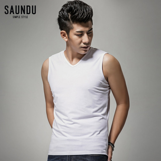Modal men's trendy summer waistcoat sleeveless vest