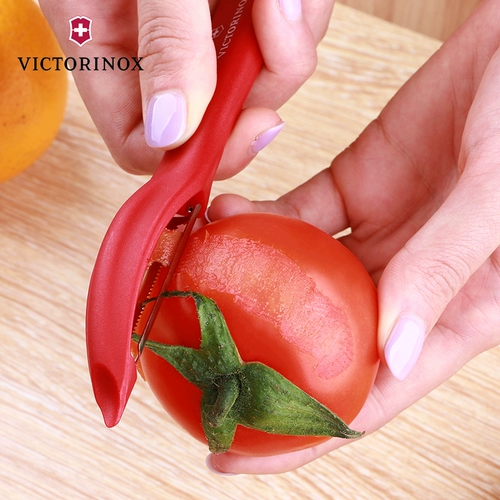 Подлинные фрукты из нержавеющей стали, очищенная отчитанная, мягкая кожа, фрукты и овощи, швейцарский кухонный инструмент с ножом 7.6075
