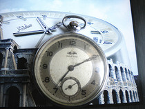 An old pocket watch of the Far East brand commemorating the Far East Campaign