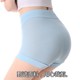 Summer women's plus size flat angle high waist belly-closing safety pants