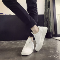 Summer Men Shoes Wave Shoes 100 lapped heightening white board shoes Mens sports casual Shoe Mens Korean version Trend Little White Shoe Men