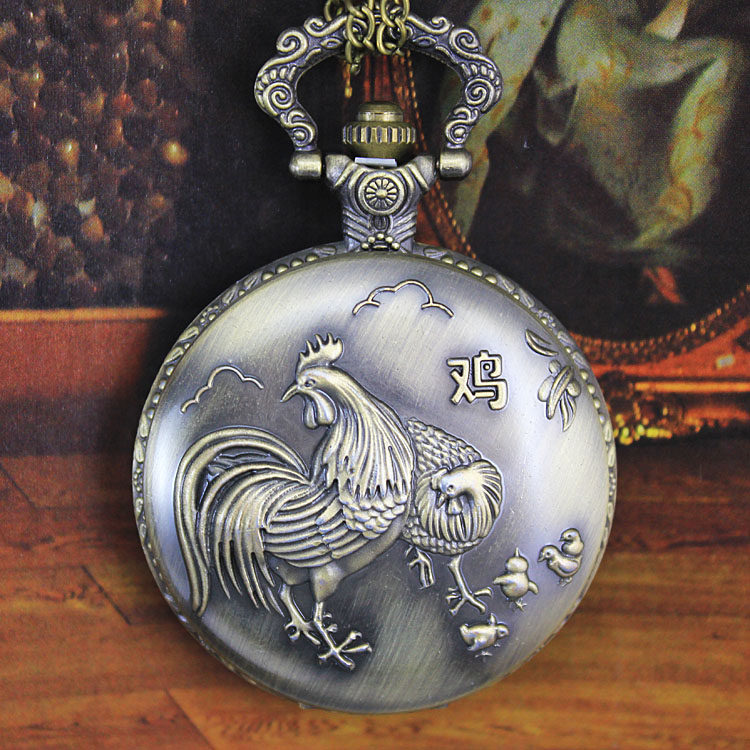 复古白领学生表潮流男女项链陀表 木川怀表