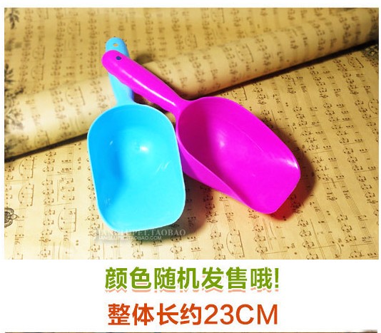 Màu sắc nhỏ dễ thương muỗng thức ăn cho chó xẻng thức ăn cho mèo thức ăn cho mèo bát ăn cho chó