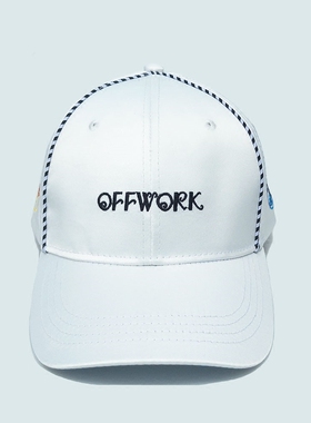 offwrok侧面孔雀弯檐人字棒球帽