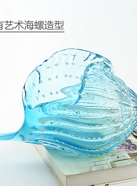 地中海玻璃手工工艺品北欧风摆件