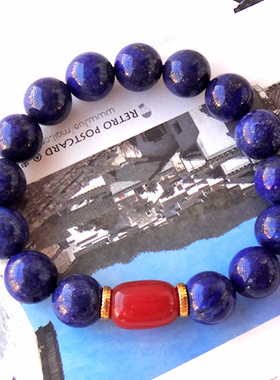 天然红玛瑙水晶手链包邮