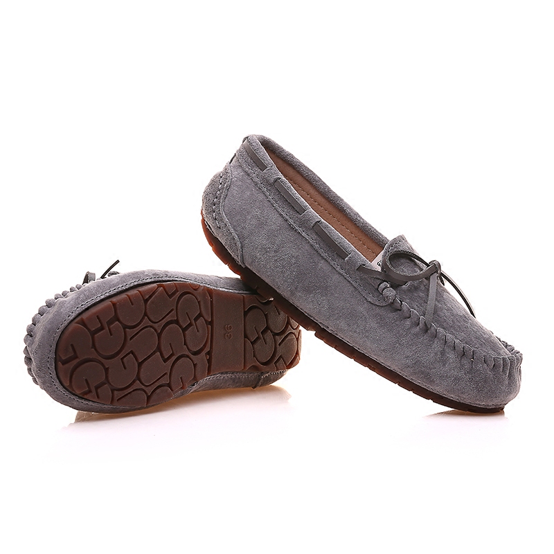 头层真皮豆豆鞋女春秋夏透气软底一脚蹬2021新款孕妇妈妈平底单鞋,淘宝优惠券,粉丝福利购,淘宝优惠卷