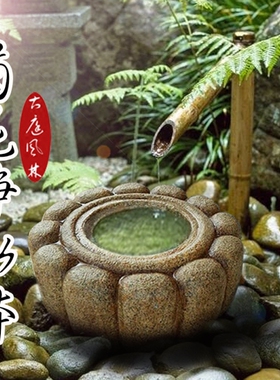户外园林鱼缸花盆石槽