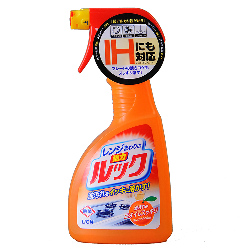 日本原裝獅王LION強力泡沫型廚房油汙清潔劑400ml*分解頑固油汙垢