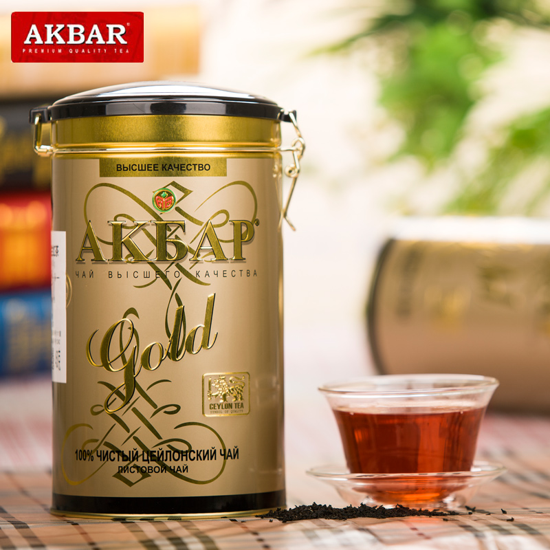 临期7折+送150g银罐中叶茶金罐AKBAR锡兰红茶450g深度发酵碎茶-图2