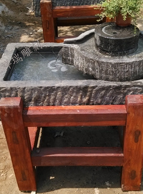 仿古圆雕景观庭院鱼缸摆件喷泉